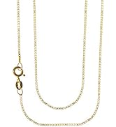 Alexander Castle 9ct Yellow Gold Anchor Trace Chain Necklace - 8.1g - 20