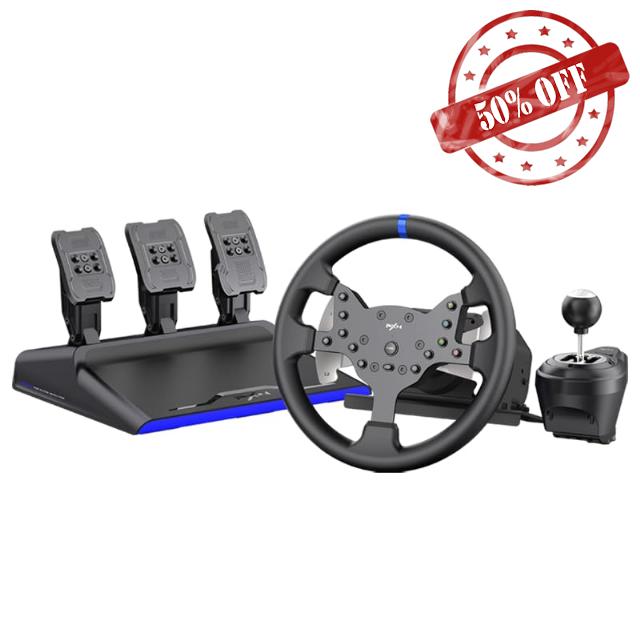 PXN V99 PC Racing Wheel with Pedals and Shifter