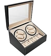 Mcbazel Double Automatic Watch Winder Box, Automatic Watch Display Storage Rotation Wristwatch Bo...