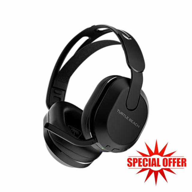Turtle Beach Stealth 500 Black PC Wireless Gaming Headset w/ 40hr Battery & Bluetooth for PC