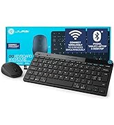 JLab Go Wireless Keyboard - Small Bluetooth Keyboard, USB Dongle & Bluetooth Multi Device Connect...