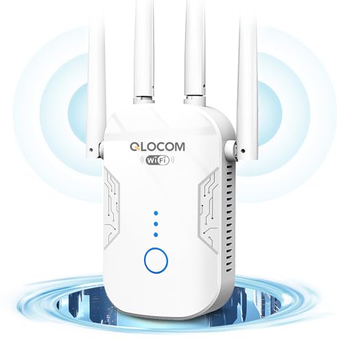 5GHz&2.4GHz Dual Band Wireless Internet Booster/Hotspot with 2600 Sq.Ft Wider Coverage
