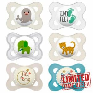 MAM Original Day & Night Silicone Dummies Set of 6