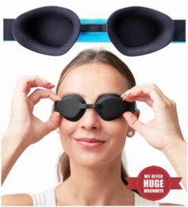 Moisture Chamber Glasses for Dry Eyes - Soft Sleep Mask for Dry Eyes -Reusable Dry Eye Sleep Mask