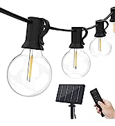Yuusei Festoon Lights Outdoor 150Ft, LED Outdoor Mains Powered Waterproof Garden Lights with 75+2...