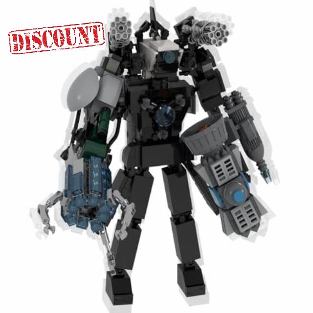 Skibid Toilet Series Building Blocks Model Kit