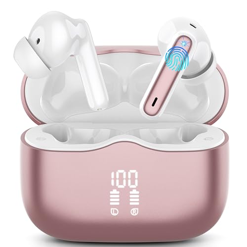 Bluetooth 5.3 Headphones in Ear with HiFi Stereo Deep Bass