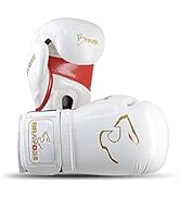 BRAVOSE ALPHA Velcro Boxing Gloves for Entry Level Boxers for Punching Bag Training & Sparring MM...
