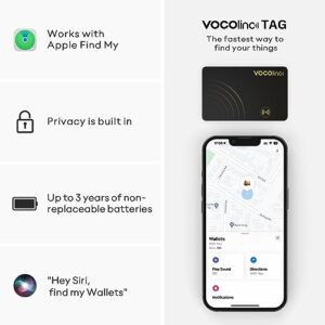 Smart Bluetooth Item Finder-Locator Item Compatible with Find My (iOS only)