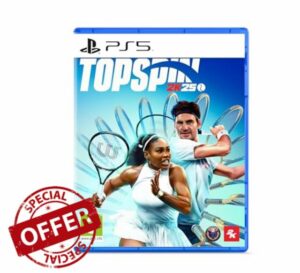 TopSpin 2K25 PS5 + Amazon Exclusive Sky Blue Wristband DLC