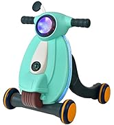 GYMAX Stand Baby Walker, Sit-to-Stand Learning Walker with Music and Lights, Height Adjustable Ed...