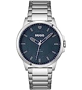 HUGO Analogue Quartz Watch for Men with Black Stainless Steel Bracelet - 1530187