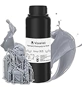 Voxelab 3D Printer Resin, 405nm Standard UV-Curing Resin, Rapid Photopolymer, High Precision, Low...