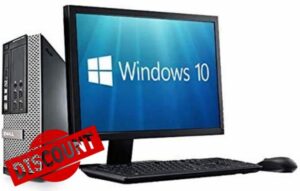 Complete set of 21.5in Monitor and Dell OptiPlex Quad Core i5-2400 8GB 1000GB WiFi Windows 10 64-Bit Desktop PC Computer (Renewed)