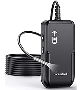 Inspection Camera for iPhone, Teslong Type-C Endoscope Inspection Camera with 8 LED Lights, 9.8FT...