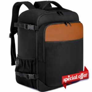 Cabin Bag 45x36x20 for Easyjet Underseat 30L Travel Hand Luggage Backpack Carry on Travel Backpack Cabin Size for Airplanes 15.6 Inch Laptop Rucksack for Men Women with USB Port Flight Bag Suitcase