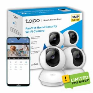 Tapo 2K Pan/Tilt Home Security Wi-Fi Camera