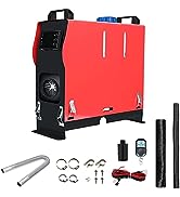 Triclicks 5KW / 8KW 12V Air Diesel Heater Vehicle Heater Set LCD Thermostat 4 Holes Parking Heate...