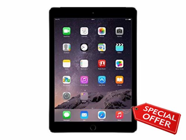 Apple iPad Air 2 128GB Wi-Fi - Space Grey (Renewed)