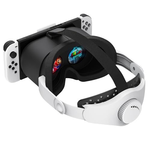 Switch Virtual Reality Glasses with Adjustable HD Lenses and Comfortable Head Strap