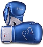 BRAVOSE ALPHA Velcro Boxing Gloves for Entry Level Boxers for Punching Bag Training & Sparring MM...