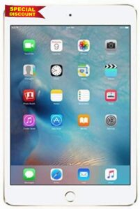 Apple iPad Mini 4 128GB Wi-Fi - Gold (Renewed)