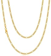 Alexander Castle 9ct Yellow Gold Figaro Chain Necklace - 6.0g - 18