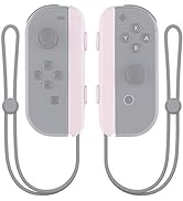 eXtremeRate Clear Replacement shell for Nintendo Switch Joycon Strap, Custom Joy-Con Wrist Strap ...