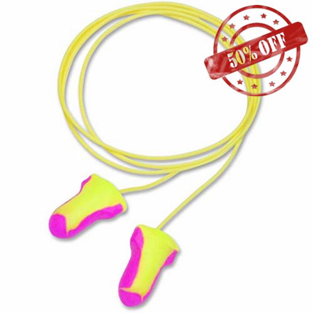 Honeywell Howard Leight LL30 Laser Lite Single-Use Corded Foam Earplugs