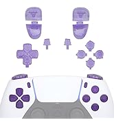 eXtremeRate Replacement D-pad R1 L1 R2 L2 Triggers Share Options Face Buttons, Full Set Buttons C...