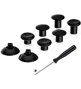 eXtremeRate Glow in Dark - Green Replacement 3D Joystick Thumbsticks, Analog Thumb Sticks with Cr...