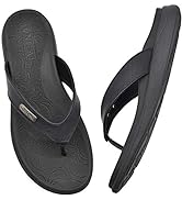 ONCAI Womens Flip Flops Comfortable orthotic Arch Support Thong Sandals with Soft Cushion Yoga Fo...