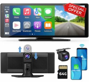 Newest Wireless Apple Carplay & Android Auto 9.3'' Touch Screen Car Play