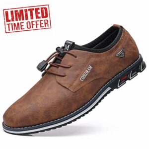 COSIDRAM Mens Casual Shoes Loafers Moccasins Walking Formal Shoes Business Dress Fashio