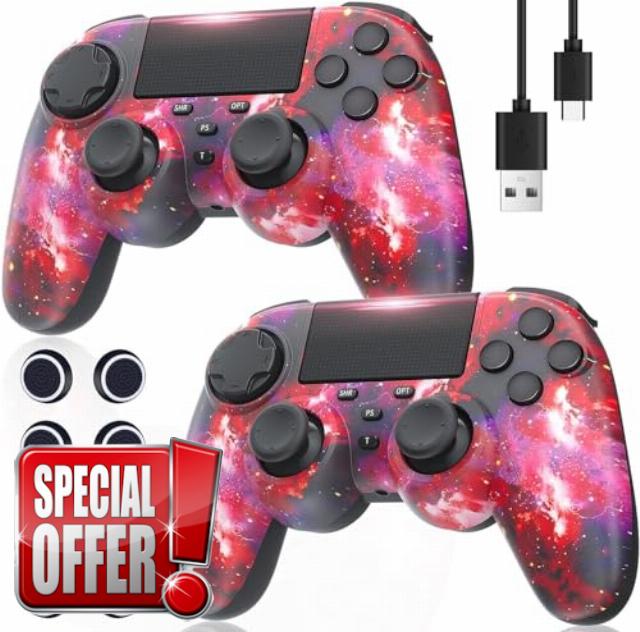 TURPOW Wireless Controller for PS4 2pcs