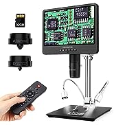 Andonstar 3D HDMI Digital Microscope AD407, Electronic Microscopes with 4MP UHD 7 Inch Adjustable...