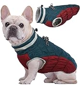 Kuoser Dog Winter Coat, Waterproof Dog Warm Jacket Reflective Puppy Cold Weather Vest with Fleece...