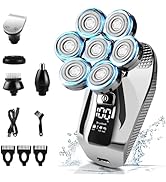 9D Head Shaver Replacement Blades, JIAABCHOMO Electric Shaver Accessories, Electric Razor for Men...