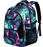 Extra Large Backpack for Men 50L,17.3Inch Travel Laptop Rucksack with USB Charging Port Business ...
