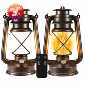 LED Vintage Lantern Flickering Flame