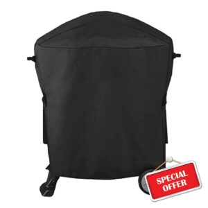 Blackhoso Grill Cover for Weber Q100 Q120 Q1000 Q1200 Q200 Q220 Q2000 Q2200 Q2400 Series Gas Grills