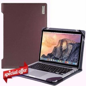 Broonel - Profile Series - Purple Leather Laptop Case - Compatible With Lenovo IdeaPad Slim 3 14IAH8-14'' Laptop