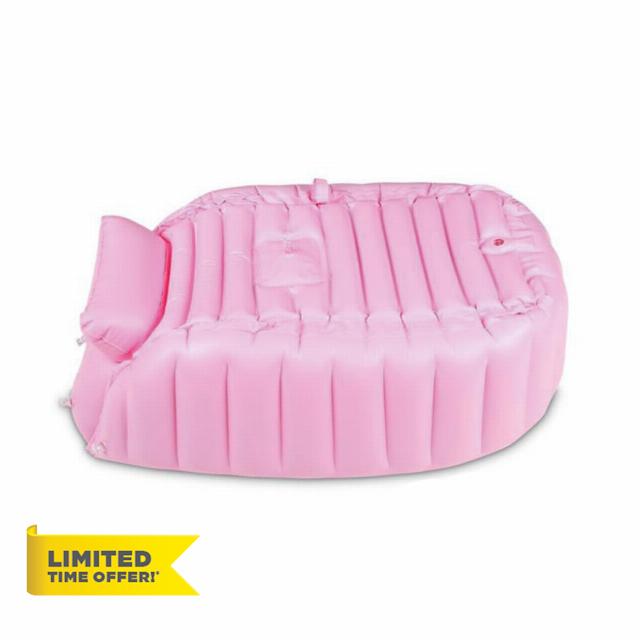 TOYANDONA Thicken Bathing Tub Inflatable Bath Tub Pink Child