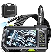 Teslong 5mm Borescope Inspection Camera, 1080P Dual Lens Inspection Camera with Lights, 5 Inch IP...