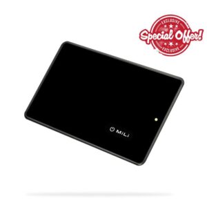 MiLi MiCard Wireless Rechargeable Bluetooth Wallet Tracker Works with Apple Find My (iOS Only)