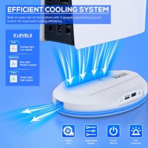 RGB Base Station with 9 Light Modes & 2 USB Ports