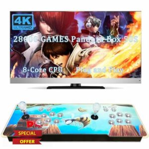 RegiisJoy 28000 in 1 Pandora‘s 50S Arcade Game Console Retro Game Machine for PC & Projector & TV