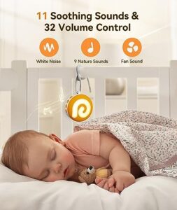 Dreamegg D11 Baby Sleep Sound Machine with Night Light