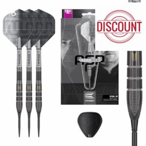 TARGET Darts Nathan Aspinall x ECHO 90% Tungsten Steel Tip Swiss Point Dart Set – 24G ASP Player Edition Darts