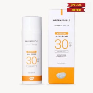 Green People Mineral Sun Cream SPF30 200ml | Natural